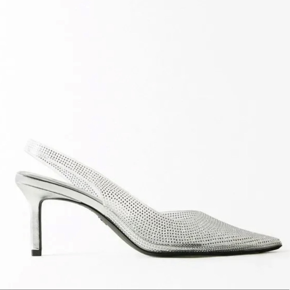 Zara Rhinestone Heeled Shoes
